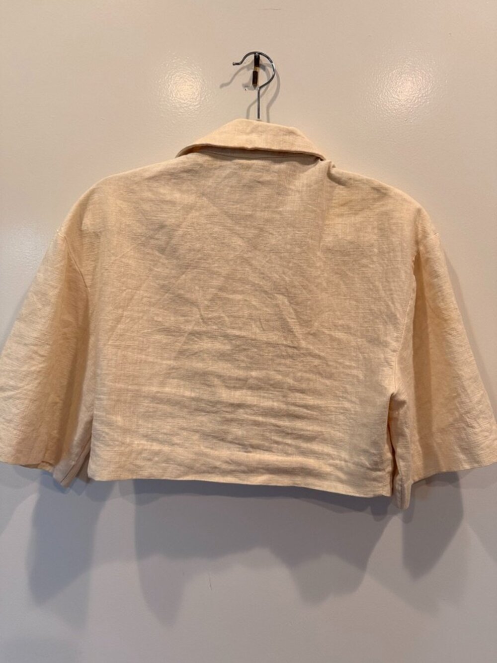 Linen Crop Top - Picture 5 of 6